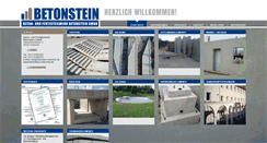 Desktop Screenshot of betonstein-chemnitz.de