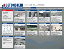 Tablet Screenshot of betonstein-chemnitz.de
